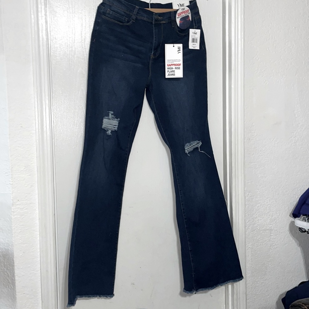 Very beautiful jeans size xl with elastic on the band